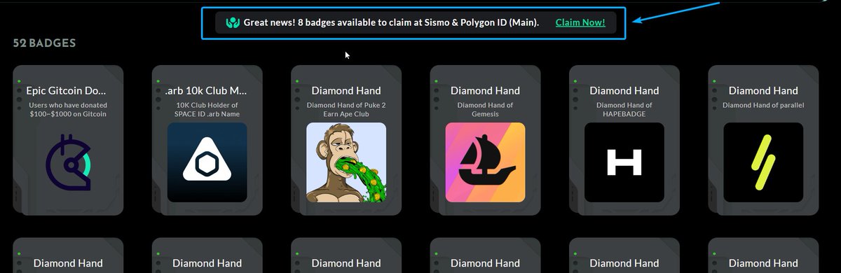 GACryptoO's tweet image. 🥁 Grab Polygon #zkevm Guild Roles 🥁

👉🏻Join guild here: guild.xyz/polygon

👉🏻Claim Badges via @wiw_io: app.wiw.io/profile

📌 NOTE: you need #PolygonID App to scan &amp;amp; Claim the badges: play.google.com/store/apps/det…

🧵Our Thread on #PolygonzkEVM: 

🎞…