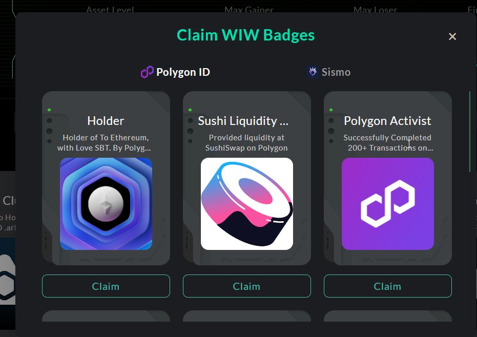 GACryptoO's tweet image. 🥁 Grab Polygon #zkevm Guild Roles 🥁

👉🏻Join guild here: guild.xyz/polygon

👉🏻Claim Badges via @wiw_io: app.wiw.io/profile

📌 NOTE: you need #PolygonID App to scan &amp;amp; Claim the badges: play.google.com/store/apps/det…

🧵Our Thread on #PolygonzkEVM: 

🎞…