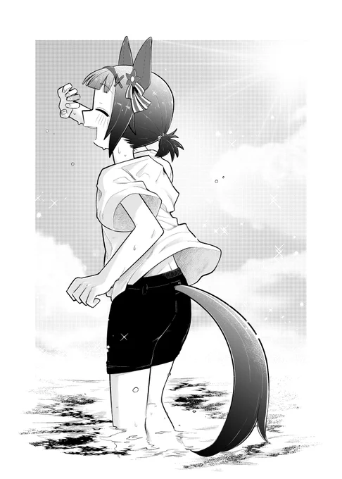 水遊び。 