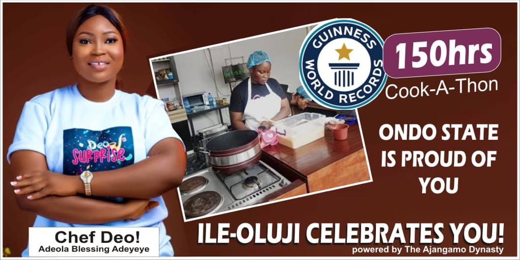 iam_stralph's tweet photo. 🎉 Huge congratulations to @Chefdeoo on completing an incredible 150-hour cooking marathon! 🍳🔥 Your dedication, talent, and inspiring spirit have left us in awe. As you await Guinness World Records' review, continue building a strong brand on the good name you've earned. https://t.co/HZLI42vKoF