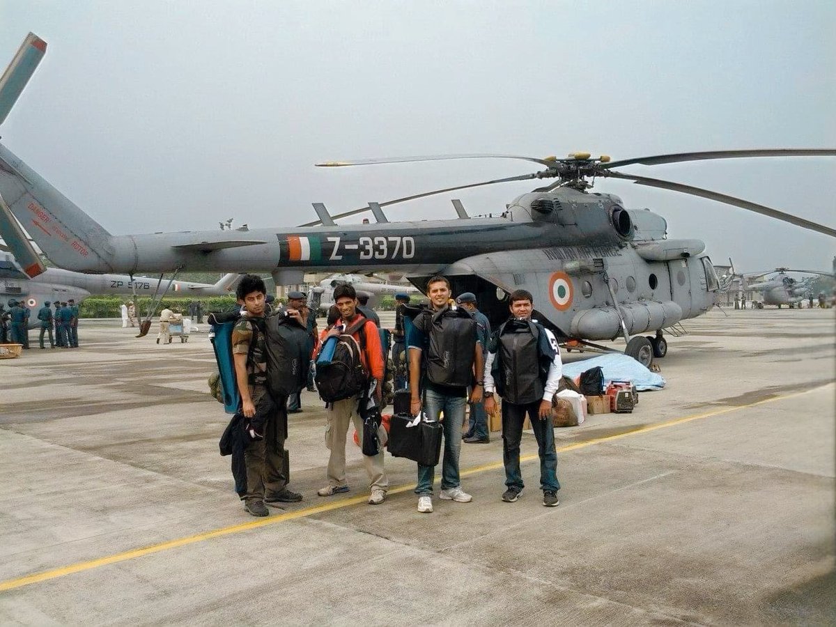 singhamardeep's tweet image. Once upon a time @ideaforge_tech

- June 2013, Uttarakhand

#ideaForge #IPO