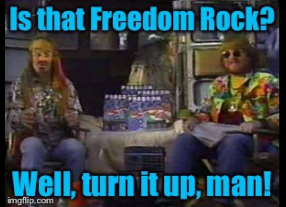 PNWSelina's tweet photo. Thx to the guy at a Tualatin stoplight who gave me a #FreedomRock moment with Land of Confusion today
Him: "Hey! Crank that up!"
Me: "That's as far as it goes!"
😂☺️💝🗽
#FreedomMonth
#GameB
#GameC
https://t.co/VM7HEyMmnm https://t.co/ckB5nQH1Kb