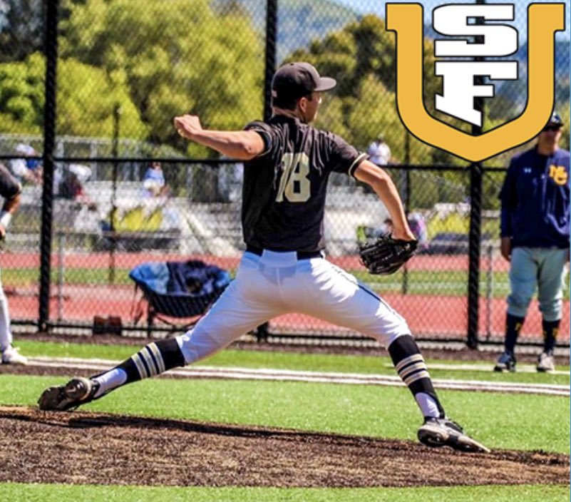 I am excited to announce I am committed to play baseball and continue my education at the University of San Francisco. Thank you to all my friends, family, and coaches for helping me along the way.
I’m particularly grateful to @baseball_marin for an unforgettable two years.