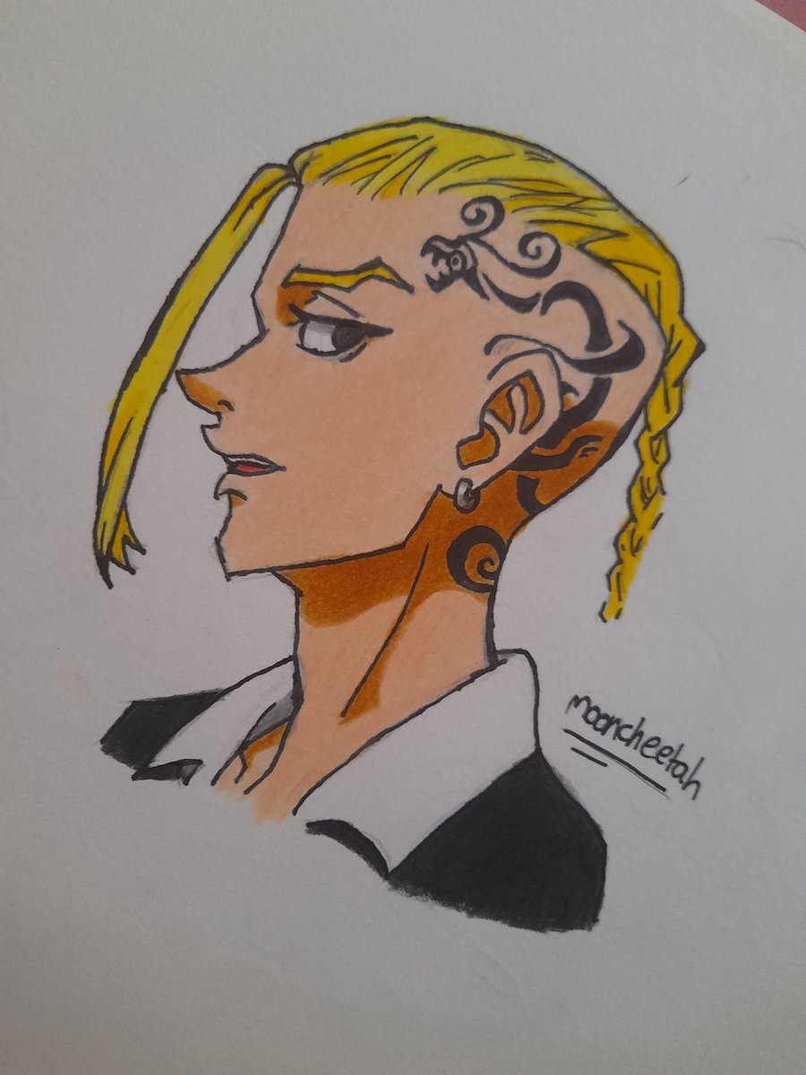 moonmakesart456's tweet photo. Tokyo Revengers coloring

#tokyorevengers #tokyorev #tr #traditionalart #traditonaldrawing #animeart #animeartwork #traditionaldesign #coloreddrawing #pencilcrayons #drakentokyorevengers #ryugujiken #draken #tokyorevengersdraken #tokyorevengersfanart #donewithlife https://t.co/i8Ro4BsVf3
