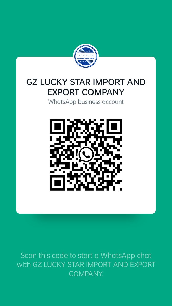 Message GZ LUCKY STAR IMPORT AND EXPORT COMPANY on WhatsApp. wa.me/message/7FH2HR…