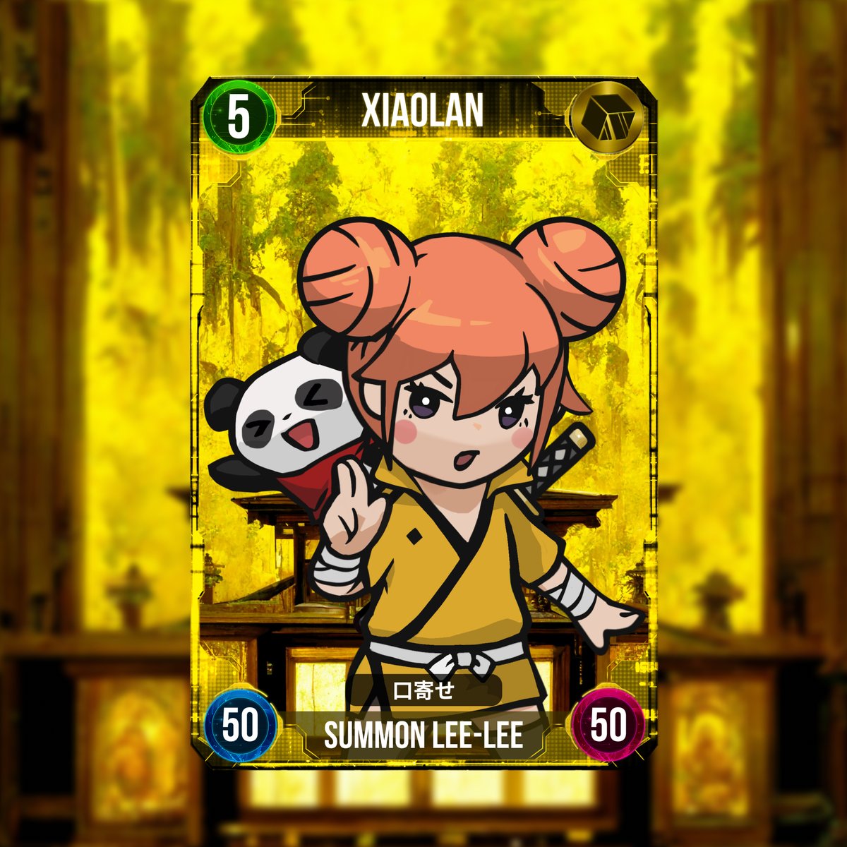 ⚔️#NFTDuel - #CryptoNinja - #NFT 🥷XIAOLAN kicks for Level 5. 🐼Pandas that summons can do 50 damage per claw. And their thick fur protects XIAOLAN from 50 or lower attacks. 👉Ready for mayhem? 🔗xana.net/nft/collection…. #CNP #NinjaDAO