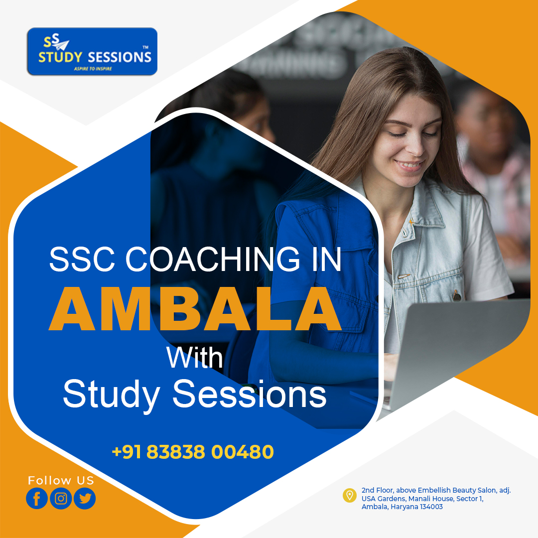StudySessionsIN's tweet photo. 📚 Join the #1 SSC Coaching in Ambala and ace your exams! 🏆🚀

🎯 Dedicated study sessions tailored for SSC exams
✍️ Expert faculty with years of experience
📖 Comprehensive study materials

Call Now For More Info. +91 83838 00480

#SSCCoaching #Ambala #ExamPreparation #Study https://t.co/vvwdKtW4Tt