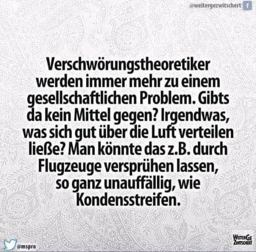 Weisheit des Tages-Tweet
