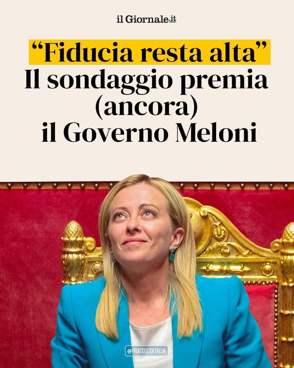 DenisNesci's tweet photo. 💪 Avanti tutta!
@GiorgiaMeloni https://t.co/qzHrKDIpXv
