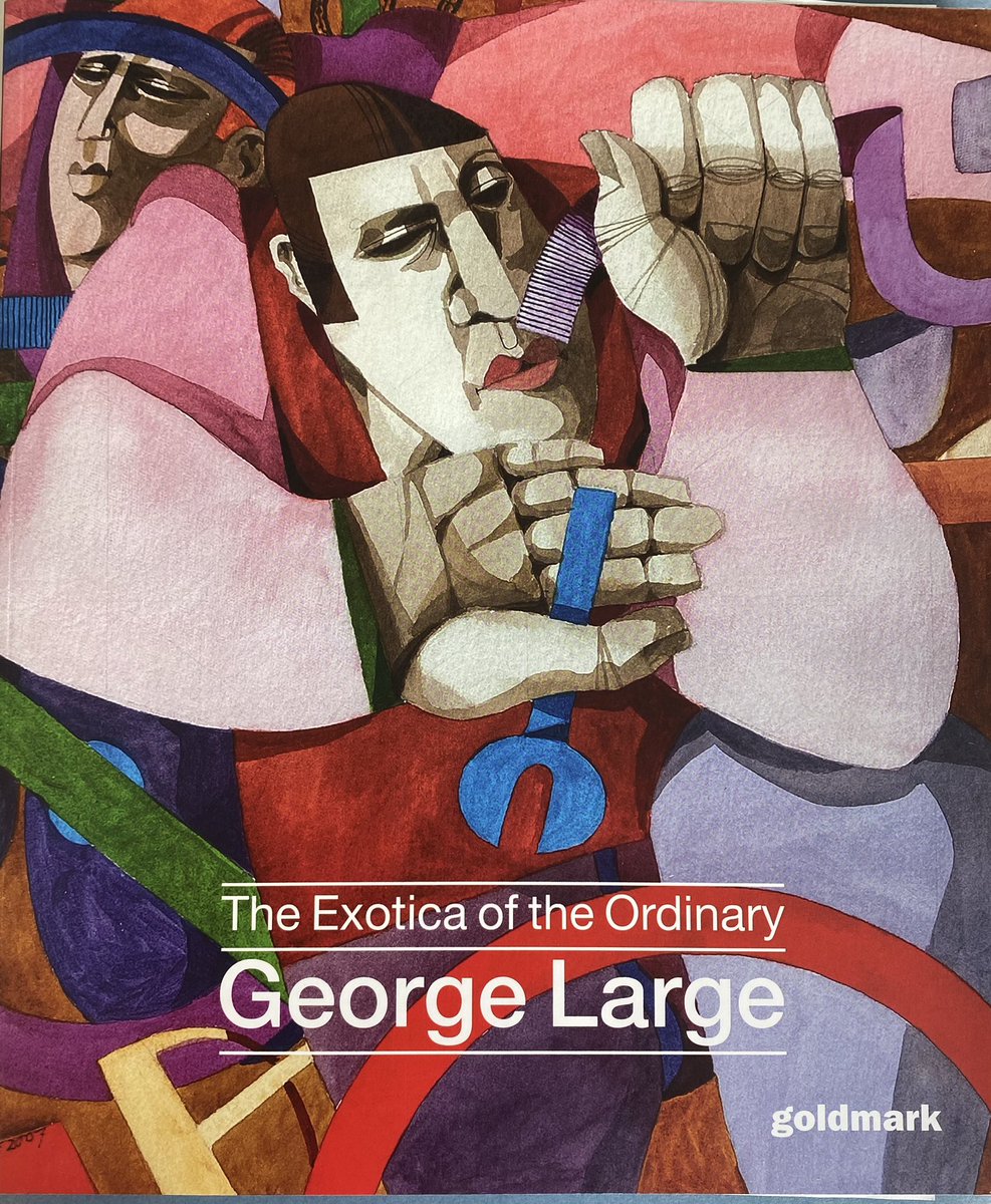 BElliottAuthor's tweet photo. Love the work of George Large (b1936) because of the way he portrays working people. Stanley Spencer &amp; cubist influenced.
The Miners 
Watercolour 
@IMcMillan @KenBrookes2 
@PaulDragonwolf1 @NCMME @Miners_Strike @keepshovelling @coalmininginle1 @Hemingfield_Pit  @PitLast https://t.co/oXhgYOcrbY