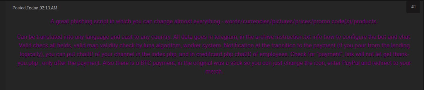 Falconfeedsio On Twitter A User In The Hackers Forum Has Added A