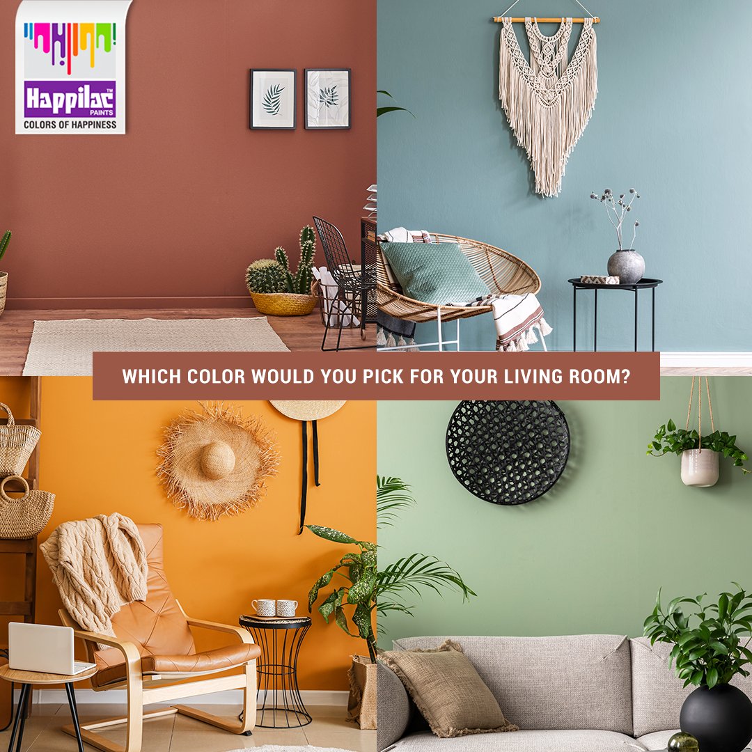 HappilacPaints's tweet photo. We always have that one go-to color when it comes to painting our space. Let us know which color would you pick for your living room and why?

Share your answers in the comment section!

#HappilacPaints #ColorsofHappiness #ChoonaNahiPaintLagwaein https://t.co/8F1r8qT5eQ