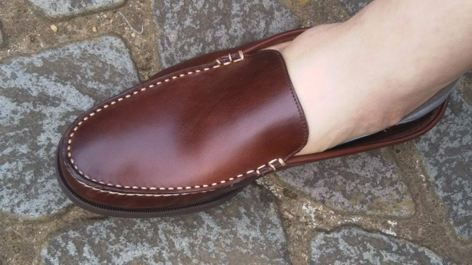 Paraboot BAHAMAS、室内で慣らし終わったので公道デビューしてきました。 