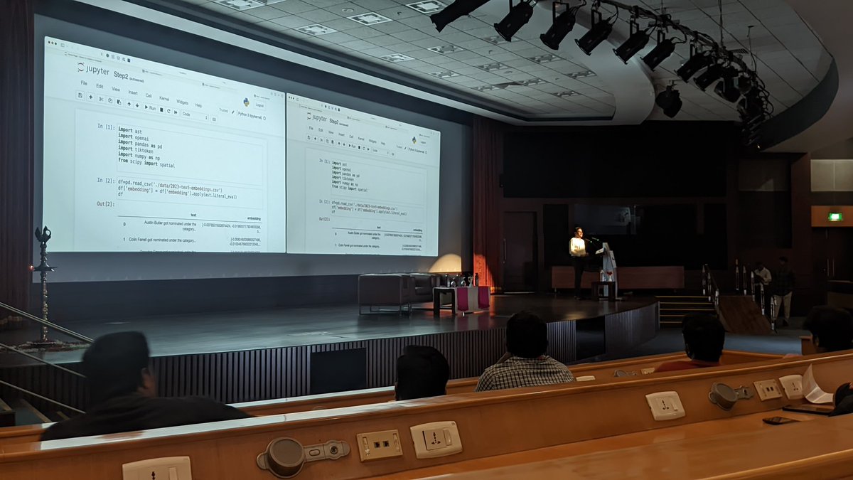 saiicastic's tweet photo. We are presently captivated by Janakiram MSV's presentation at the #DevDaysHyd, as he explores the realm of next-generation applications powered by Language and Learning Models (LLMs), Glad to be a part of @SwechaFSMI
#Swecha #DevDaysHyd #LLMs #NextGenApps #AITechSummit https://t.co/DwUmGSYtjD