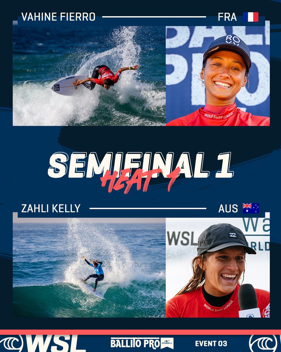 wsl's tweet photo. The #BallitoPro Women's Semifinals are ON!
Watch live on https://t.co/ie0ZfMVLPY.
@KwaDukuza_LM #ONeill https://t.co/2wGa7JyHQa