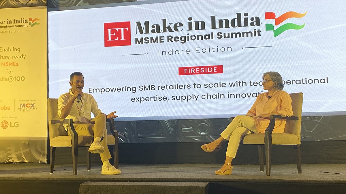 At Indore edition of ET #MSMERegionalSummit, Tanutejas Saraswat, CEO &amp; Founder, ShopKirana decodes how the homegrown startup is empowering SMB retailers to scale with tech, operational expertise, &amp; supply chain innovation.

<a href="/MCXIndialtd/">MCX</a> <a href="/Adobe/">Adobe</a>

Register: tinyurl.com/3nb3znvv