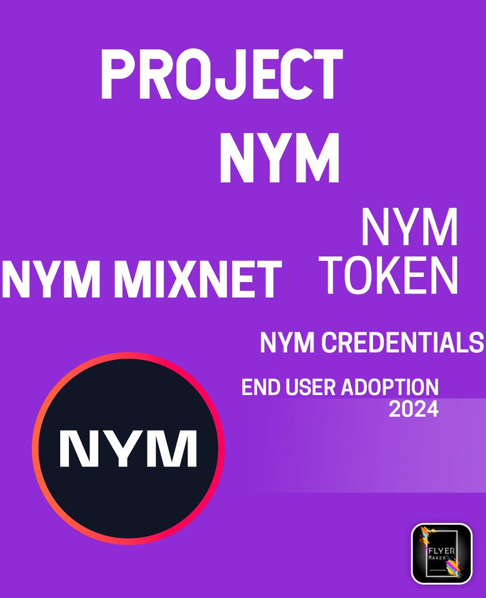 Oceancurrency23's tweet photo. Nym Mixnet

The Nym mixnet is a multi purpose mixnet that prevents traffic analysis by an adversary capable of watching the entire network, including the NSA.
#NYMPROJECT 
#NYMTOKEN
#NYMMIXNET https://t.co/nGksw7QhVv