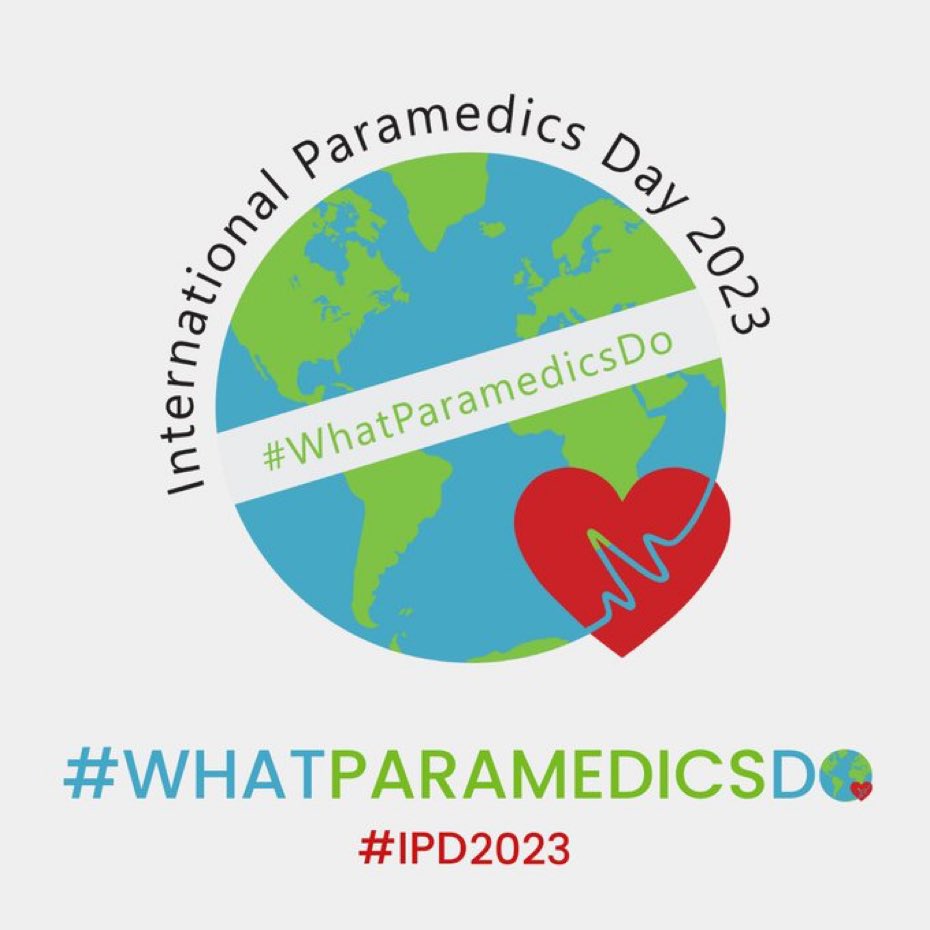 Happy international paramedics day #IPD2023 to all my paramedic colleagues. What a journey we have been on in many ways, each and everyone of you makes our profession what it is today, and what it can be tomorrow @ParamedicsUK