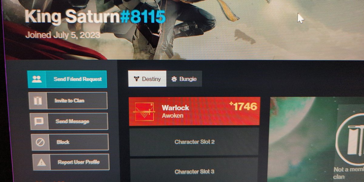 TenshinZero's tweet photo. Please report this @$$hole for cheating. #destiny2cheater https://t.co/0b56BzbQyY