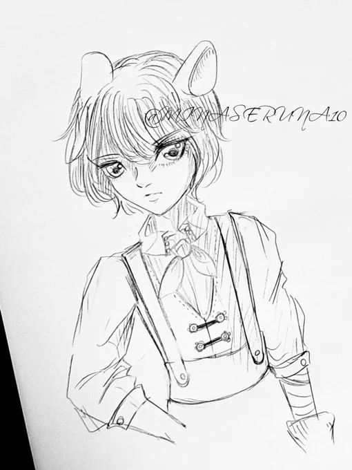 オリキャラのニコラス🐁⸒⸒
久しぶりに描いたけどやはり好きなオリキャラ🥰

 #オリキャライラスト 