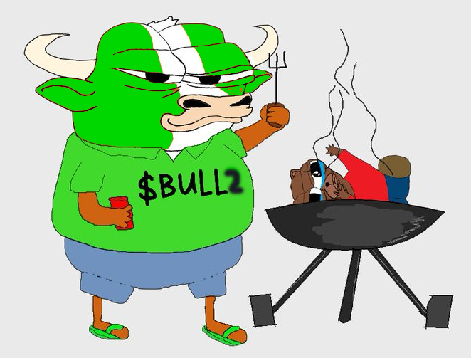 bull_bull20's tweet photo. $Bull2 run is here! Fuck the bears! https://t.co/vAKEzt6AeG