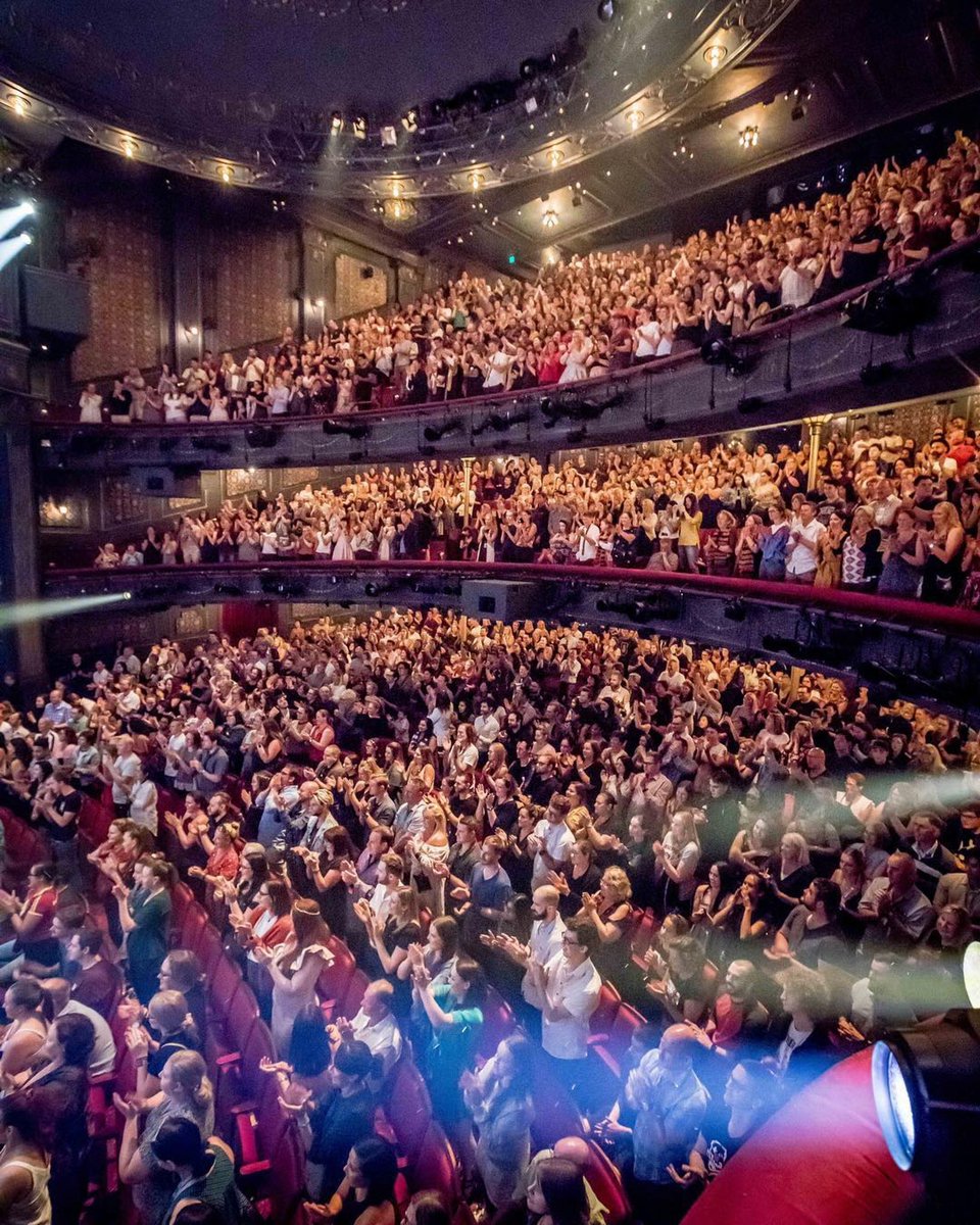 CursedChildAUS's tweet photo. As we prepare to take our final bow at the Princess Theatre tomorrow, we look back at our final memory, memory number 19, and our first every #CursedChildAUS audience. Thank you, Melbourne ✨ https://t.co/ivwJ2DF6Qw