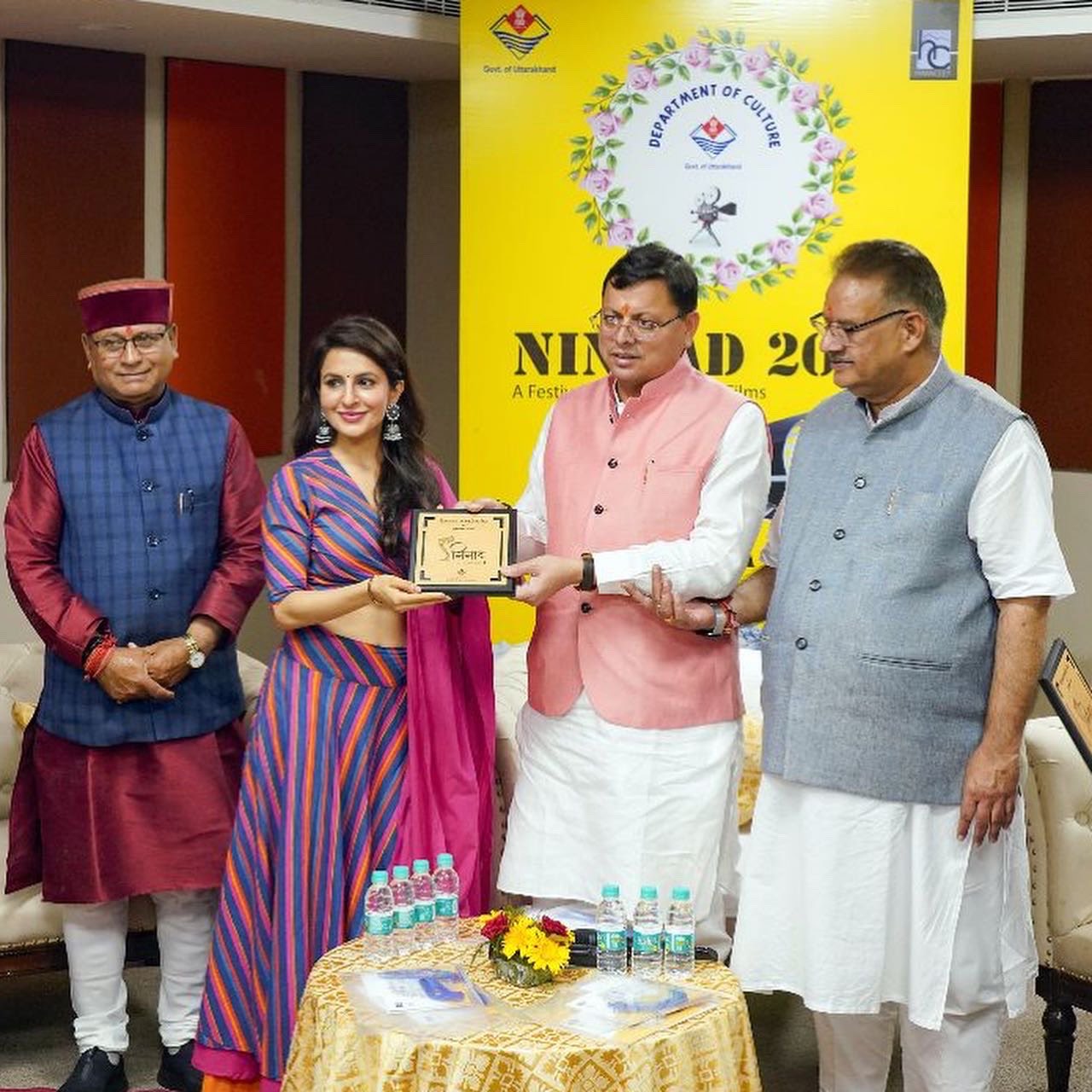 Roop Durgapall on Twitter "Honoured to be felicitated by Honorable