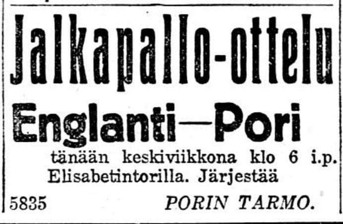 TLeivoJokimaki's tweet photo. Tämä "maaottelu" PRI-ENG pelattu 100 vuotta sitten 1923. Olisinpa ollut paikalla. Ensimmäinen FIN-ENG maaottelu 1937.  #huuhkajat #threelions #mustavarikset https://t.co/CVBjFNRpwo