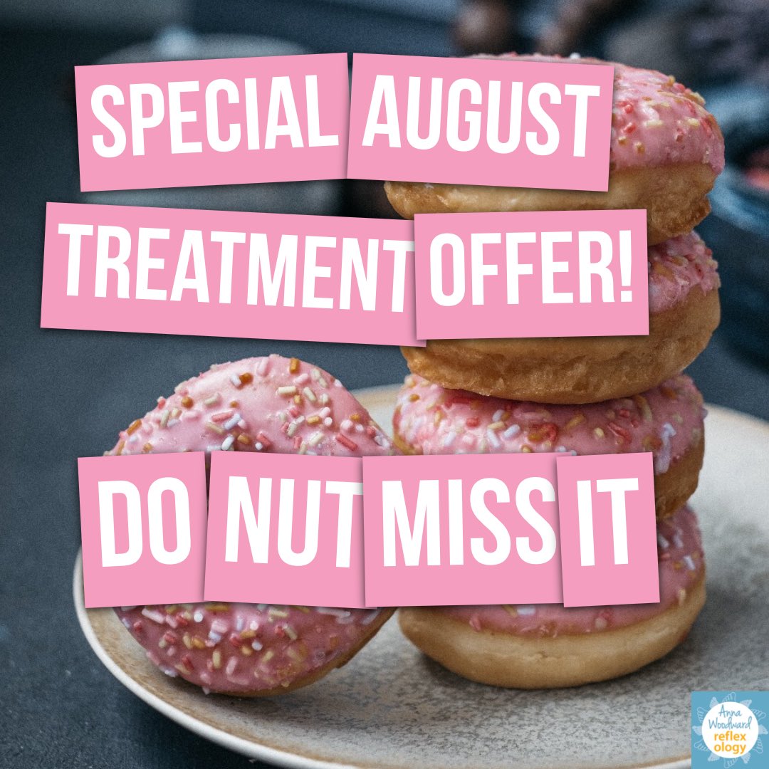 annareflexology's tweet photo. Pls retweet! Have 4 treatments in August and the 4th is free! Perfect if you are about to start IVF, go on maternity leave, have chronic pain or stress/anxiety and need help relieving symptoms, or just LOVE reflexology.Pop to https://t.co/3AcrWpG6S6 to book your 4 appointments. https://t.co/6aQWtvOC9U