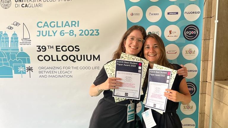 Thank you to the @egosnet board for selecting our paper for the 'Best Student Paper Award' 🙏🎉 @seanckenney @milenakley #EGOS2023