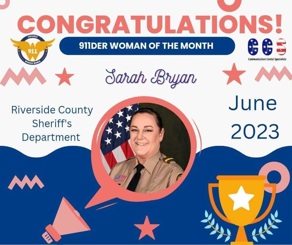 CMS_00's tweet photo. You can see Sarah's nomination and information on how to nominate a woman you admire on our website: https://t.co/yxkls9HusG

Congratulations, Sarah!  You will be receiving a prize pack thanks to our partners at CCS - Communication Center Specialists!  Thank you for all you do! https://t.co/L1yI4SBRKW