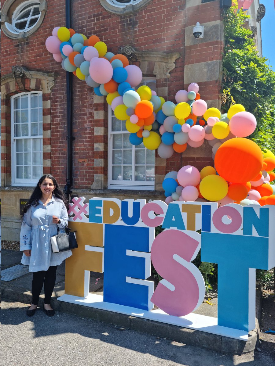 #Day2 at the #EdFest23. <a href="/deanjohnstone/">deanjohnstone</a> &amp; I were joined by <a href="/Minds_Ahead/">Minds Ahead</a> #SMHS student Lakshmi Divakarla. Our session on "Mental Health in #Education: Voices that lead #improvements" was well attended for a Friday, 2.45pm, on a teacher's strike day!!