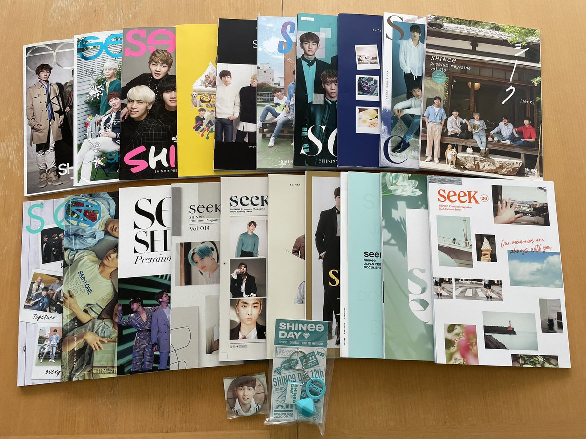 SHINee 会報 SeeK Vol.1～17（13.14抜け）/ぴあ/テミン オニュ