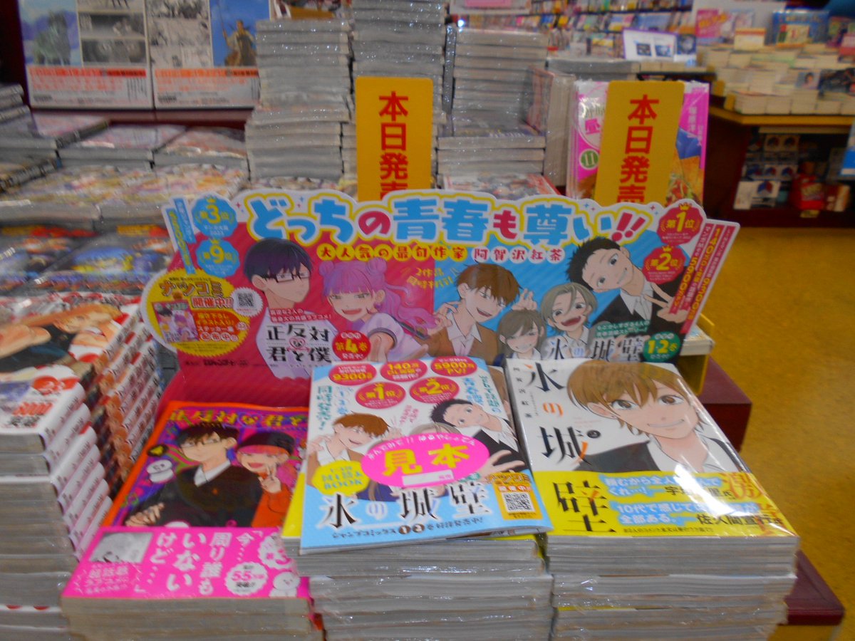 haruyahikari98's tweet image. 集英社　ナツコミ実施中！
ステッカープレゼントあとわずか！
話題の　＃ｗｅｂマンガ　「＃氷の城壁」
待望の単行本、1・2巻同時発売です！