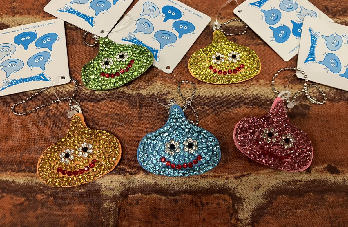【美品・非売品】ドラゴンクエスト ラインストーン マスコット 2種セット♬ プライズ】新景品🌟 ドラゴンクエスト AM キラキラ ラインストーンぷち