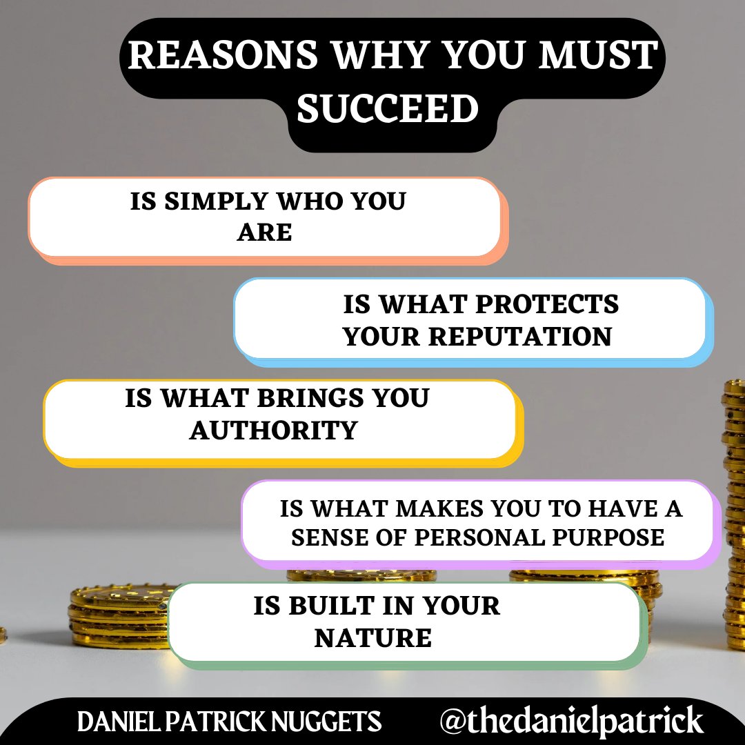 makingimpactI1's tweet photo. You must know why you need to #succeed because if you don't know it becomes an abuse or irrelevant.
Success is not cars, houses or money but is simply who you #become.
You must succeed.
 #success #succeed #becoming https://t.co/W1NSS0UEI5