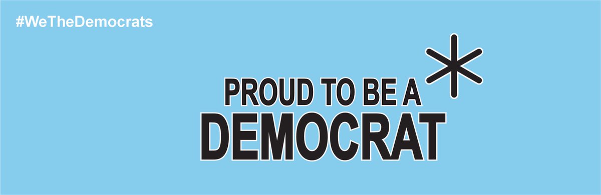 Proud to be a Democrat
#twitterheader
#WeTheDemocrats