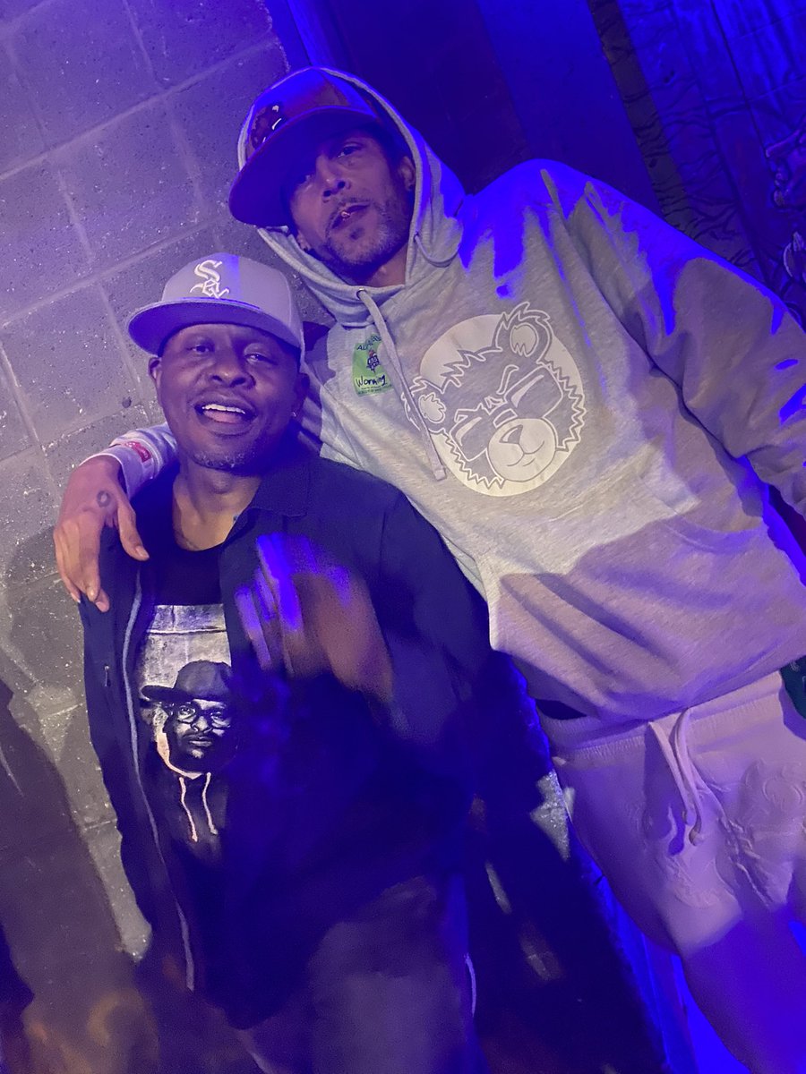 Scarface &amp; Griffen with the EB 1of1 hoodie… s/o <a href="/BrotherMob/">SCARFACE</a> !