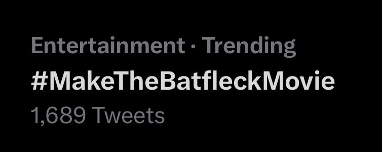 Ben Afflecks “The Batman” tweet media