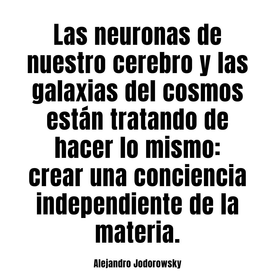 Las neuronas de nuestro cerebro y las galaxias del cosmos.