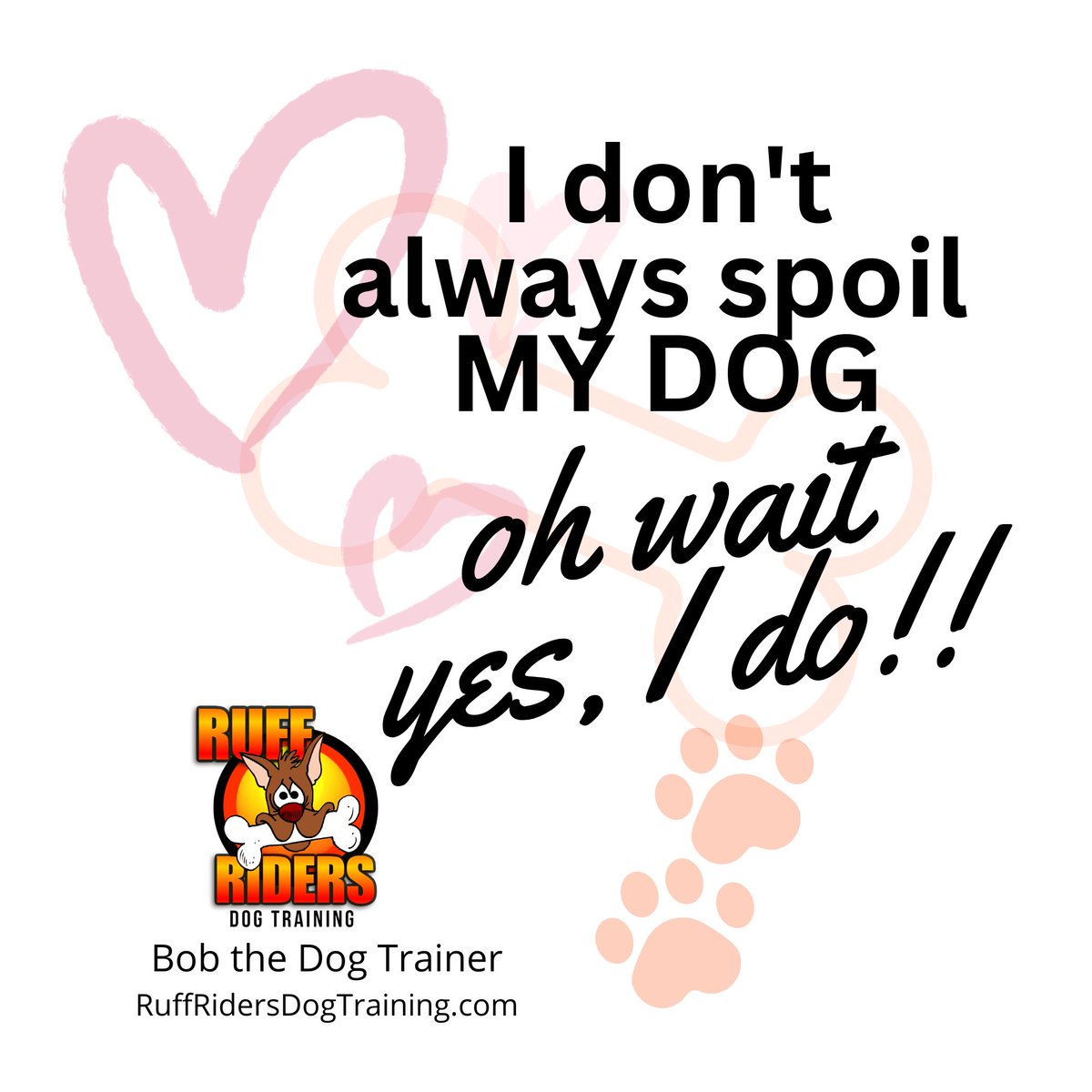 RuffRidersPets's tweet photo. Am I right or am I right?
Definitely, have me wrapped around their paws!
BOL
.
.
.
#ruffridersdogtraining #bobthedogtrainer #caninedogtrainer #spoiledpets https://t.co/VRWCDIdU3N