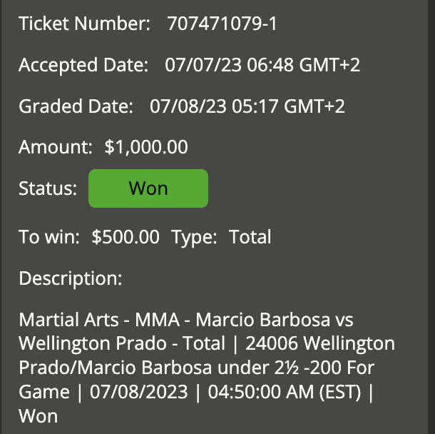Big_SteveMMA's tweet photo. The first bet from overseas, nice and easy. Let's keep it going. #LFA162
https://t.co/khZAXWt9bV https://t.co/n6XVs30Juf