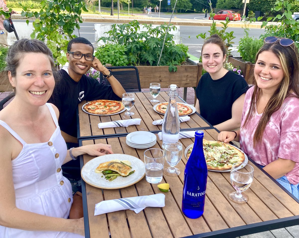 So excited to see our #researchteam grow! Enjoying a wonderful dinner and company with talented and enthusiastic members of the Schaefer Lab: Quentin Odom-Lewis, Cristy Kasbo, and Samantha Davis @BWHPath @BrighamResearch @harvardmed #WomenInSTEM #GIST #Sarcoma