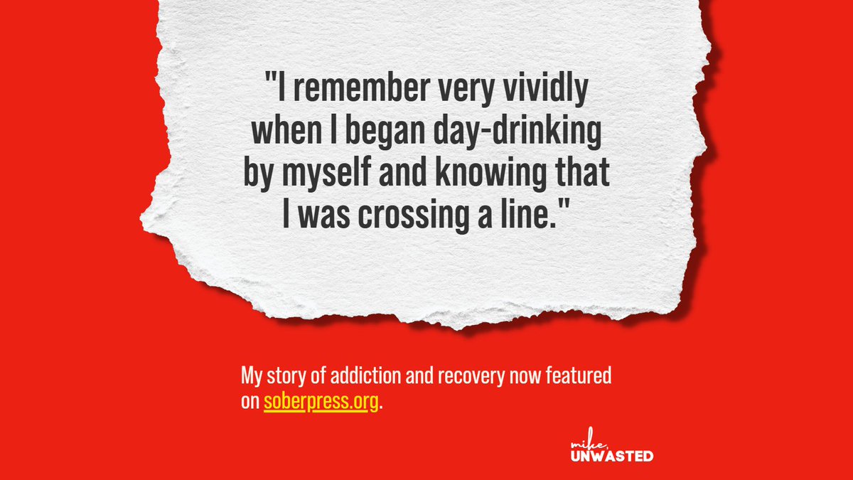 I shared my personal journey of addiction and recovery with SoberPress...
Check it out at soberpress.org
#soberlife #unwasted #ownsobriety