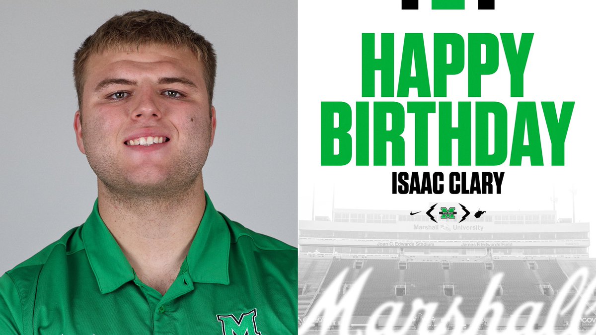 Herd Nation, help us wish Isaac Clary a Happy Birthday! 

#GoHerd #WeAreMarshall