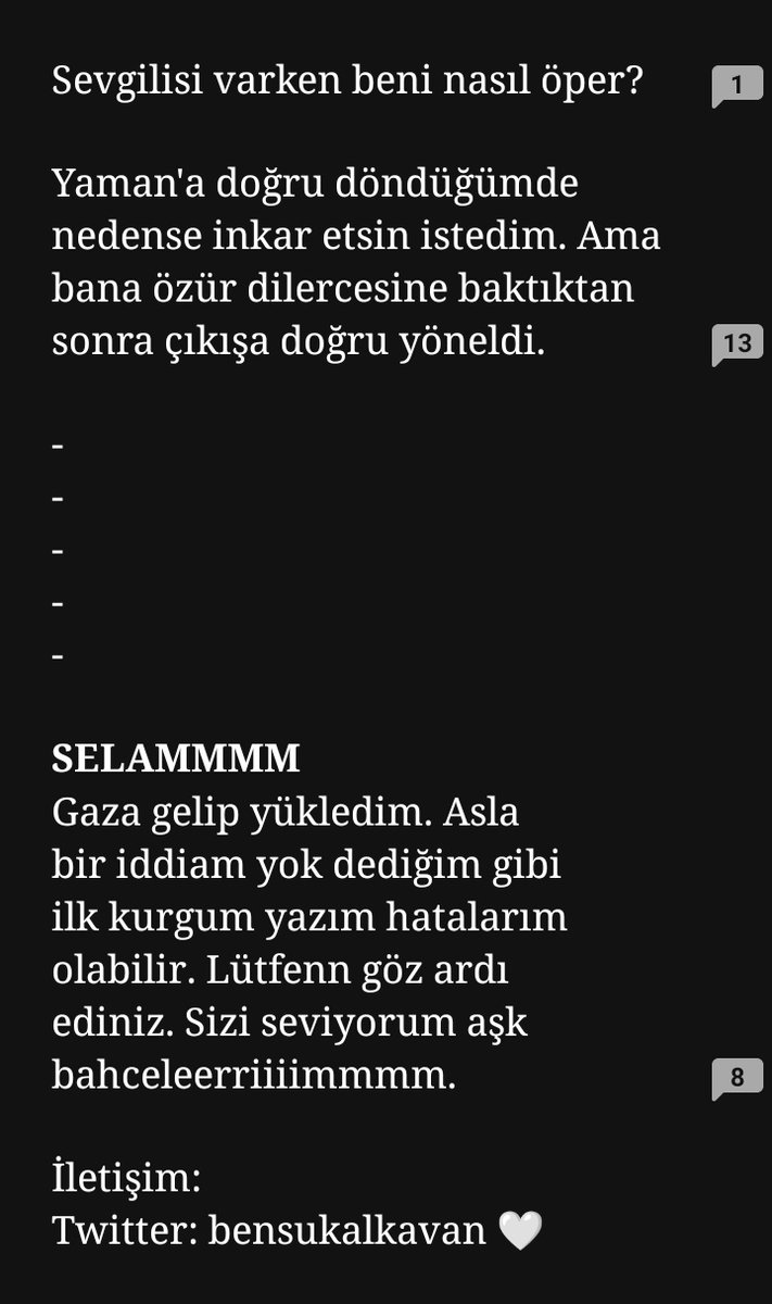 ruhunbatakligi's tweet image. Suan gururlu anne moodundayim Bensu "aklimda kitap yazma fikri var ama kendime guvenemiyorum" dediginde hep beraber oturup konusmustuk simdi yayinlamis ilk bölümünden asik oldum kitaba bu kitabin büyüyecegine inaniyorum askimcicegim (bugun zorbalik yok.) 
#opia @bensukalkavan 💌
