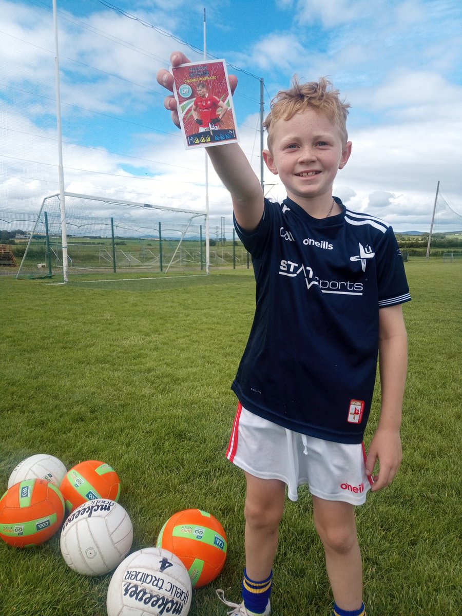 Very happy with his new #cúlheroes card @renegadesk @StMochtas1934 @louthgaa