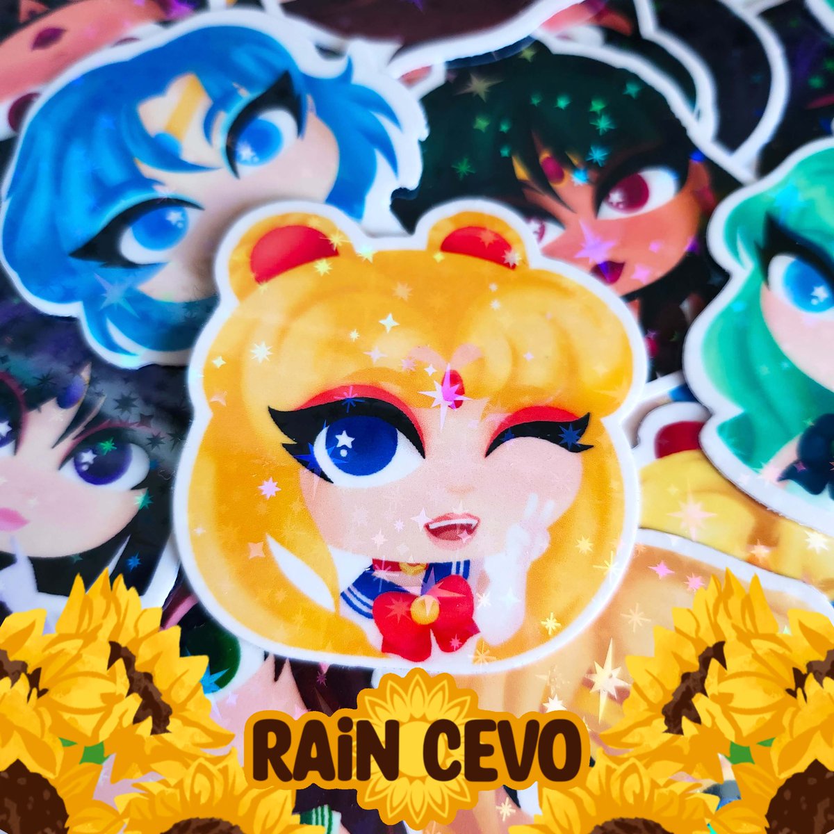 raincevo's tweet photo. ✨️ 7 DAYS UNTIL SH🌼P LAUNCH ✨️

i had the original designs the first time i ever tabled. i was a nervous wreck that was so unsure if people would like my art. and now here i am (with the redesigned versions) about to start selling online 🥹 https://t.co/2LblNuWmJe