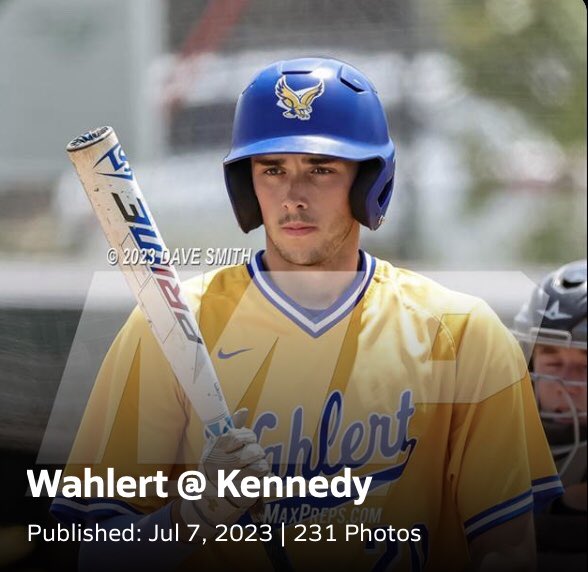 The photo gallery for game 2 of the Varsity Baseball DH between Dubuque Wahlert Catholic <a href="/WahlertBaseball/">Wahlert Baseball</a> at Kennedy <a href="/CRKcougarbball/">CR Kennedy Cougar Baseball</a> is on MaXPrep.com or you can follow this link:  maxpreps.com/photography/ga… <a href="/club_kennedy/">Kennedy Booster Club</a> <a href="/CRCougars/">CR Kennedy</a> #Wahlerthighschool