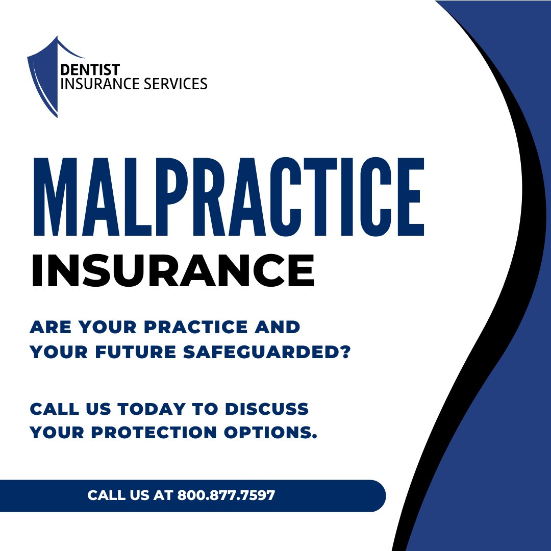 Are you and your practice protected against malpractice claims?

Let us be your trusted agent today!

#Dentalmalpractice #DentistsInsurance